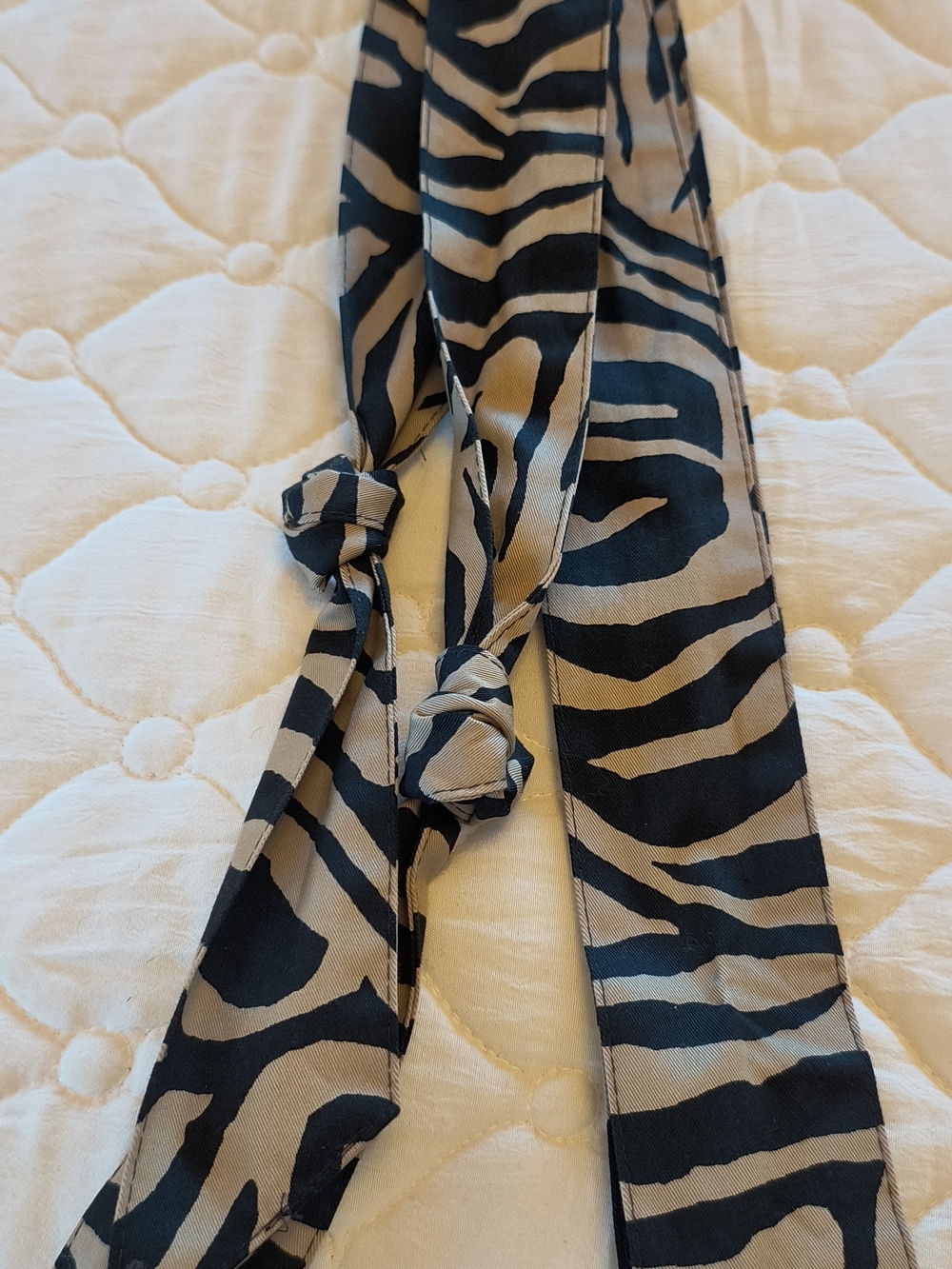 Black and Cream Zebra Print Double-Breasted Women's Dress Jacket - Picture 8 of 8